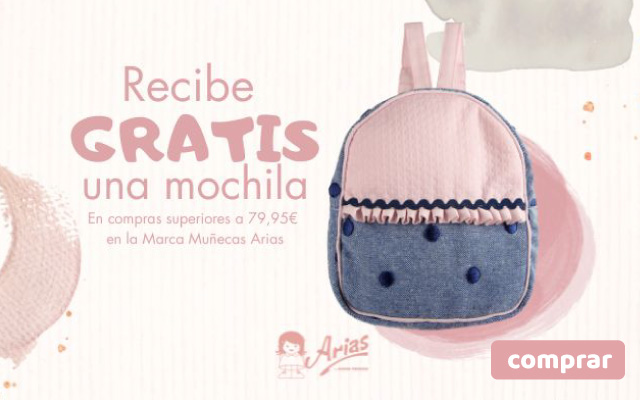 Oferta mochila con bebes reborn