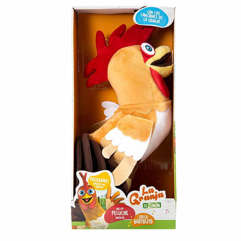 Comprar Gallo Bartolito peluche La granja de Zen n de Bandai. 2 Anos