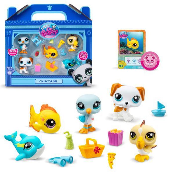 Littlest Pet Shop Pack5 Colección Besties Sunshine