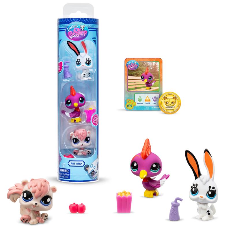 Littlest Pet Shop pack de 3 mascotas Park Pets Lps