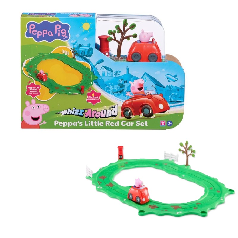 Peppa Pig circuito cochecito rojo