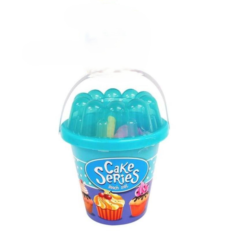 Cubo Playa C/Moldes Pastel