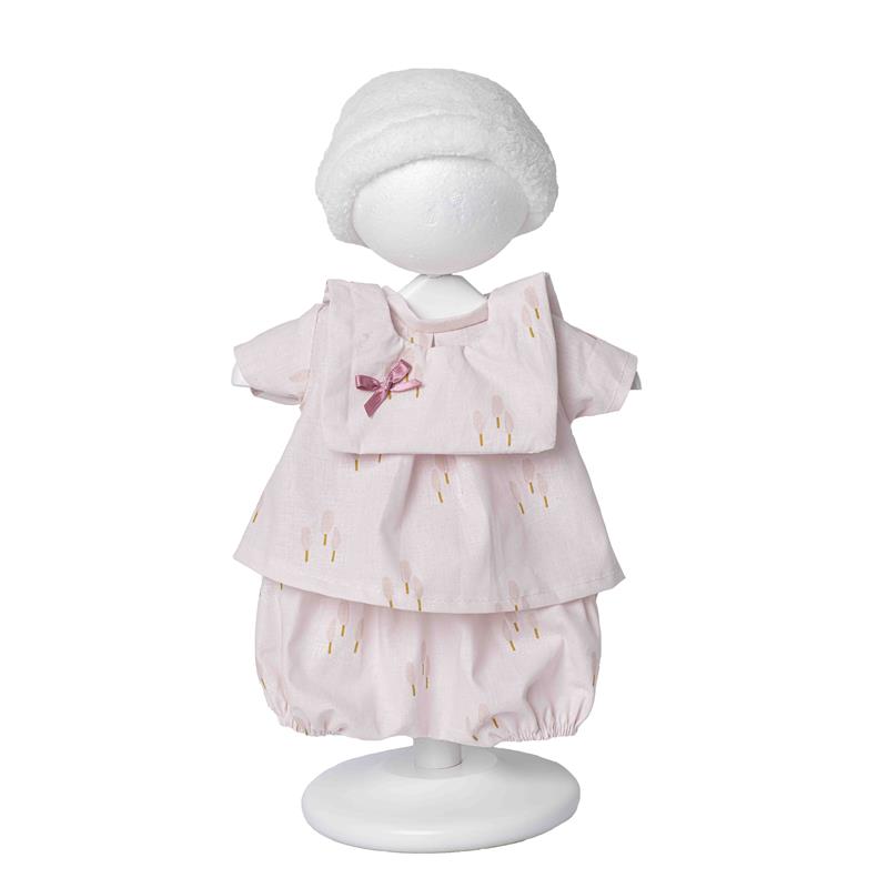 Vestidos bebé reborn 40 cm vestido rosa