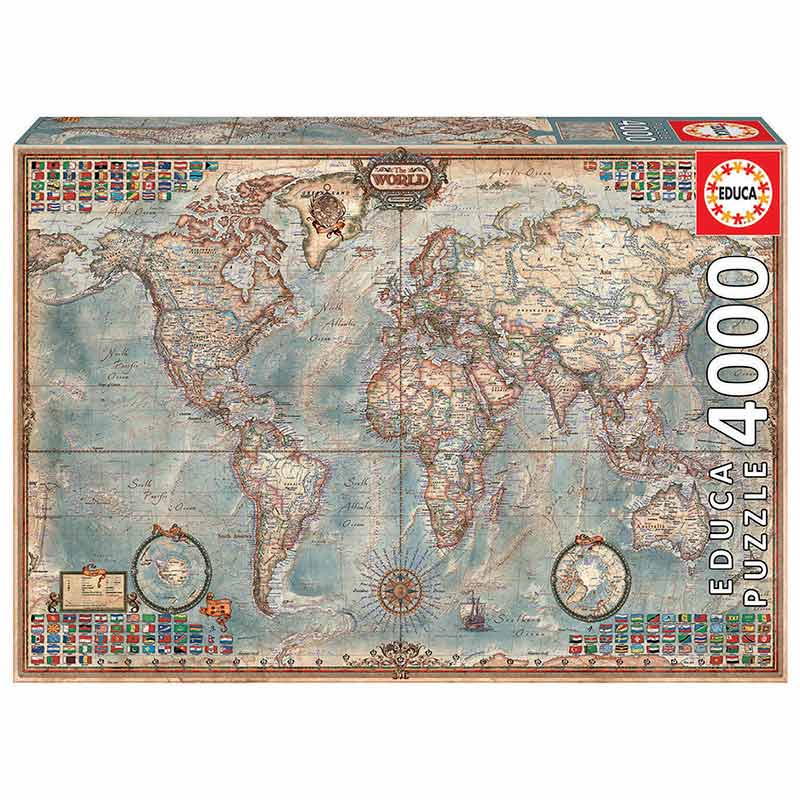 4000 El Mundo, mapa político