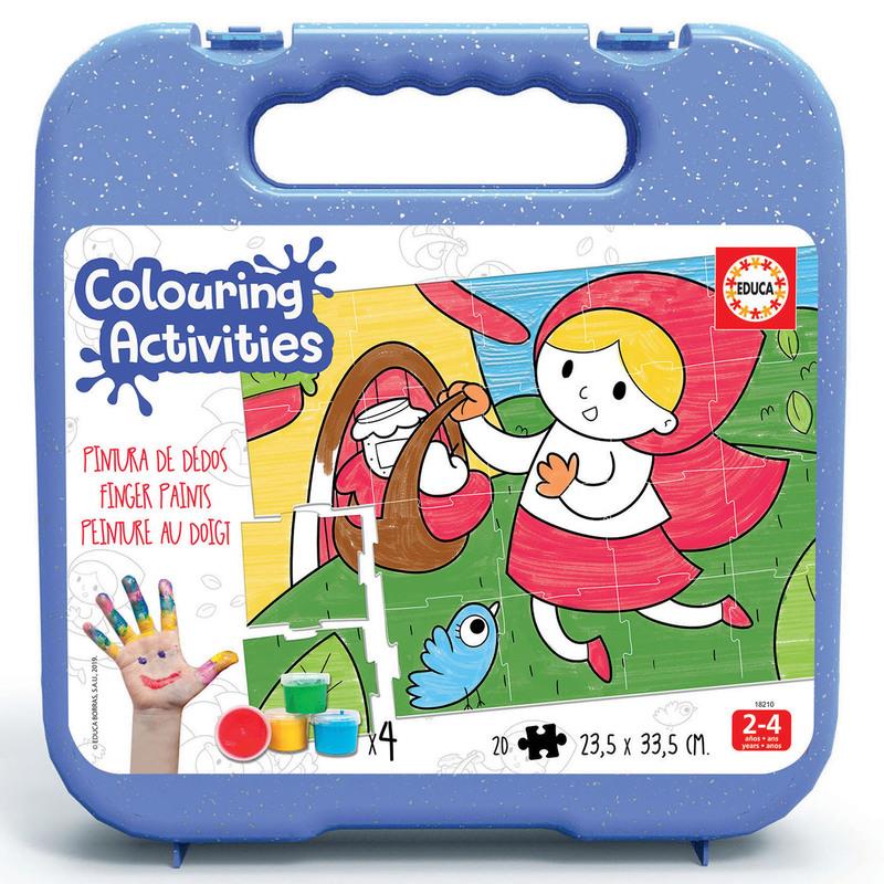 Educa puzzle 20 Caperucita roja para colorear