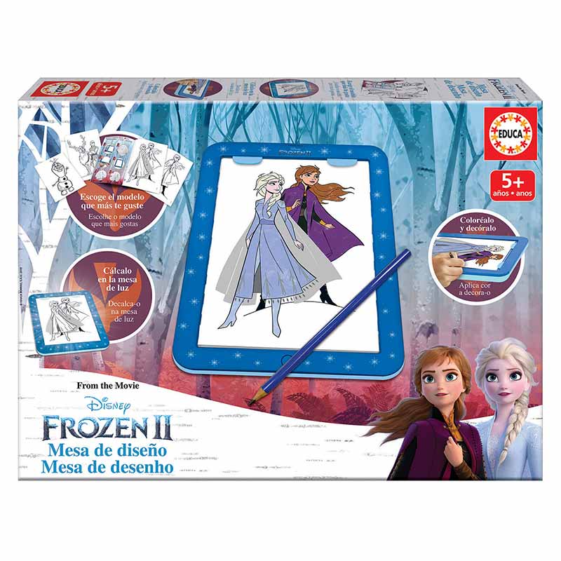 Educa mesa de diseño Frozen II