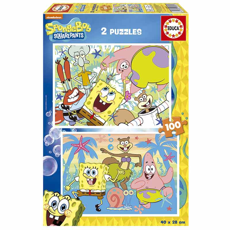 Educa puzzle 2X100 Bob Esponja