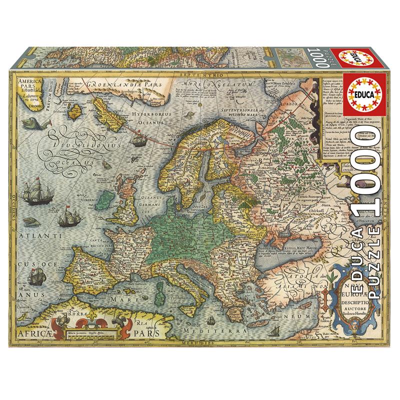 Educa puzzle 1000 mapa de Europa