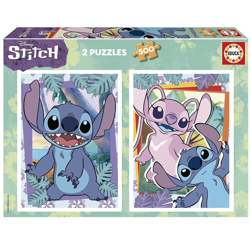 Comprar Educa puzzle 2X500 Stitch de Educa. + 10 Anos