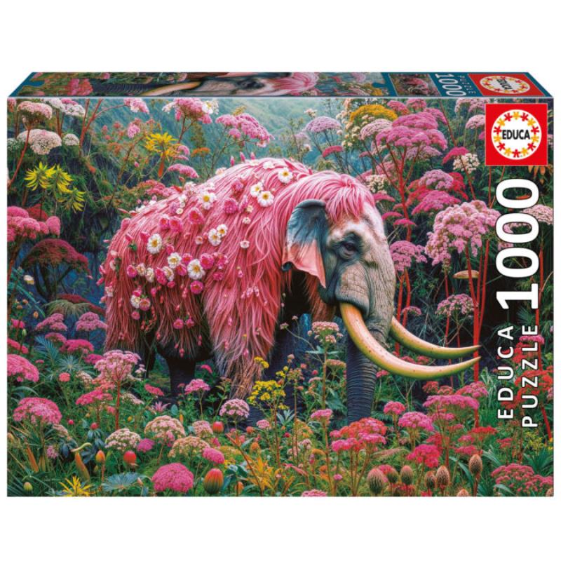 Educa puzzle 1000 Elefante floral