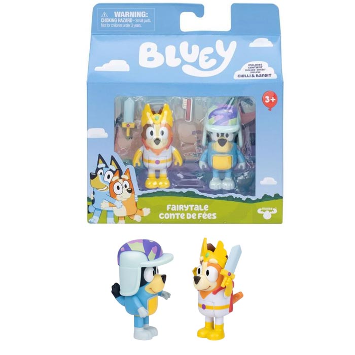 Bluey pack 2 figuras Fairtale