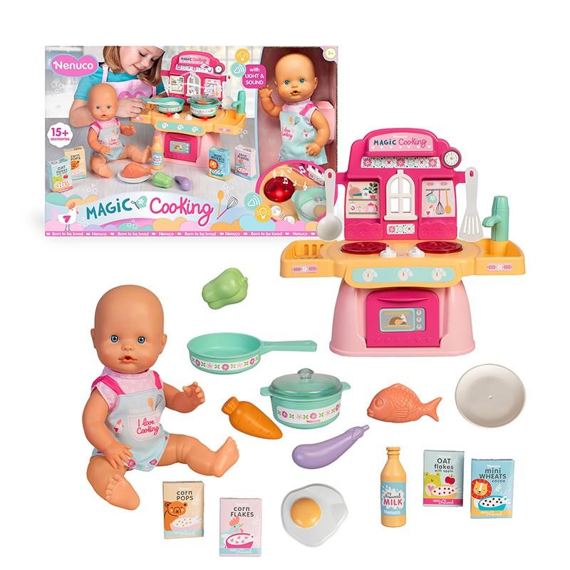 Nenuco Muñeco Bebé Cocinita Mágica