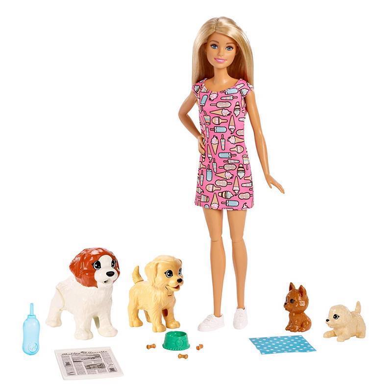 barbie y perritos sorpresa