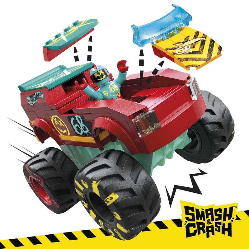 Mega Blocks Construx Hot Wheels pista Demo Derby