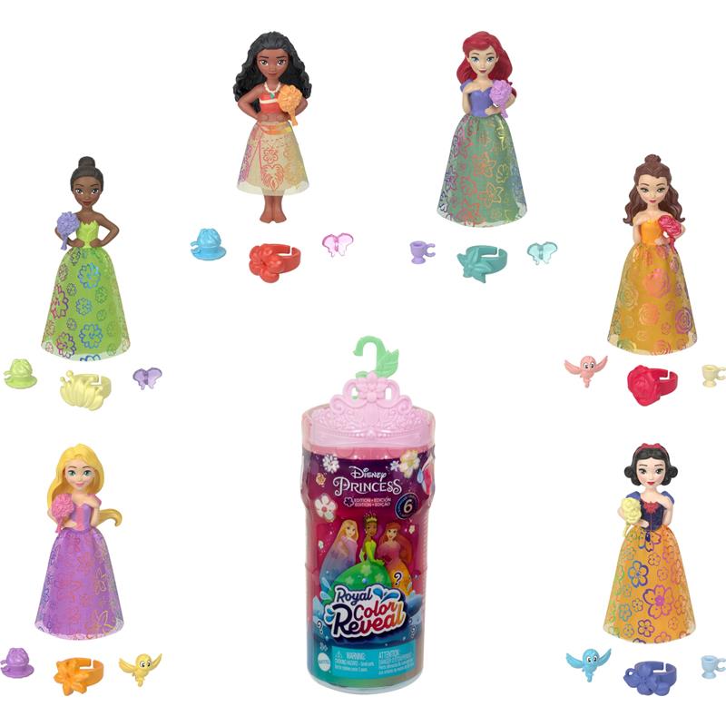 Princesas Disney mini muñecas Color Reveal