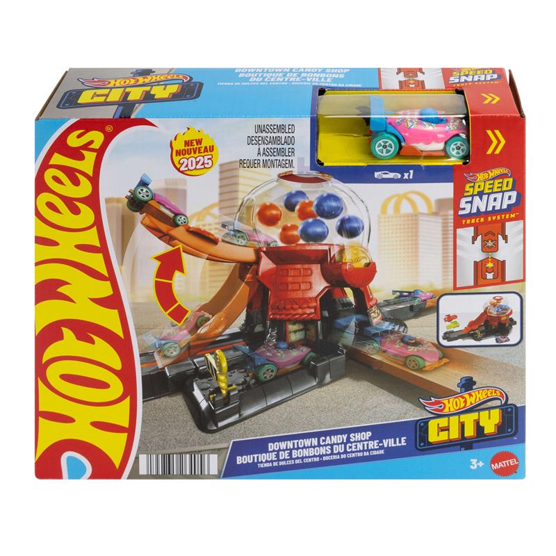 Hot Wheels City tienda de dulces en la ciudad