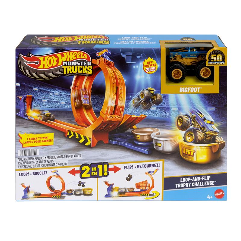 Hot Wheels Monster Trucks pista Desafío Bigfoot