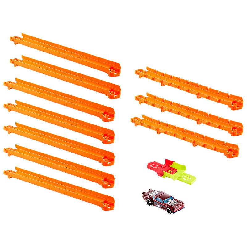 Hot Wheels Track Builder Pack 10 básico pistas