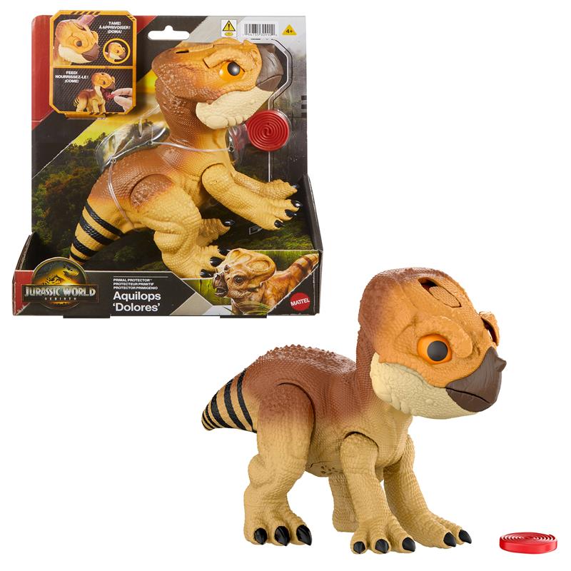 Jurassic World dinosaurio interactivo Aquilops