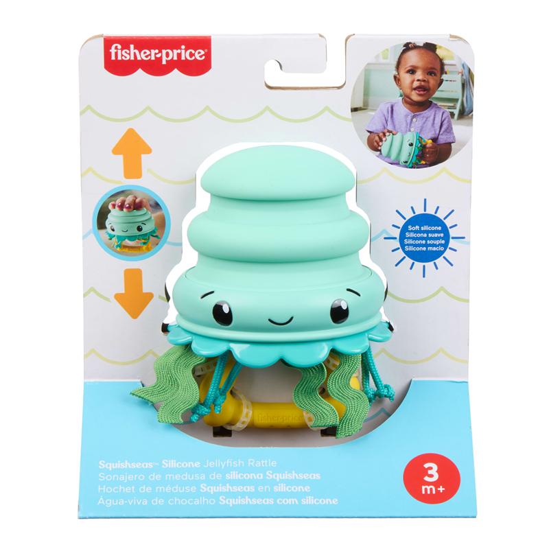 Fisher Price sonajeros silicona medusa