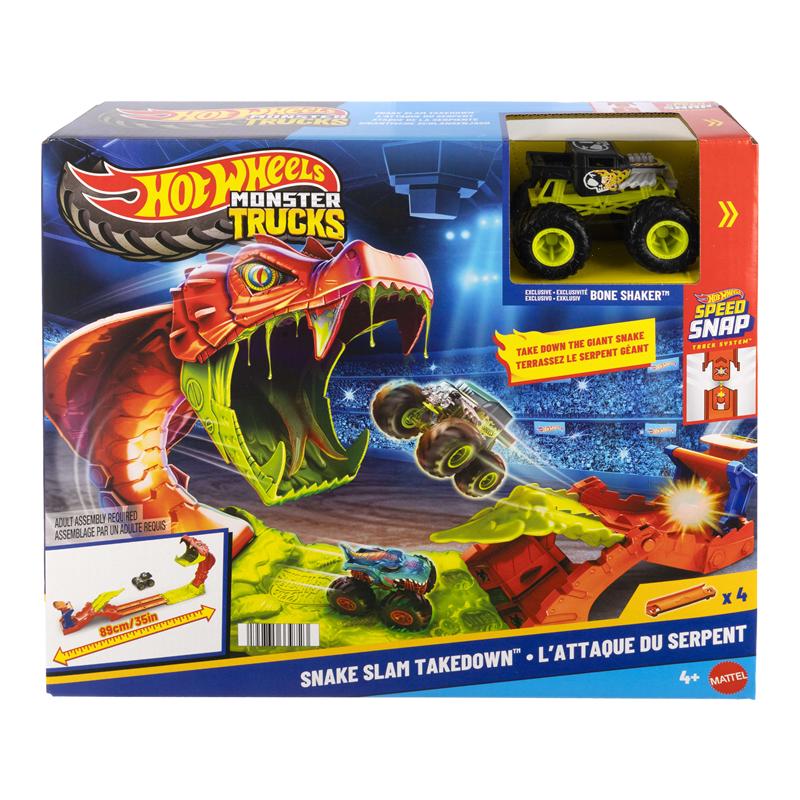 Hot Wheels Monster Trucks pista serpiente