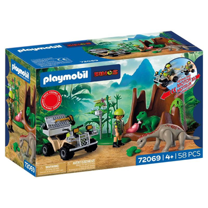 Playmobil Animal & friends escondite de dinosaurio