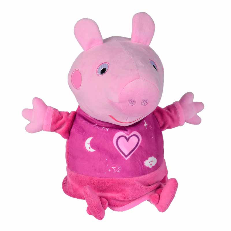 Peluche Peppa Pig buenas noches luz y nana