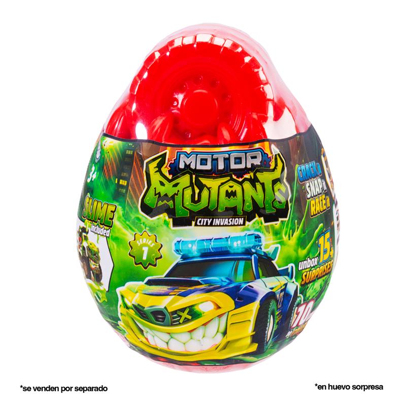 Motor Mutants huevo sorpresa con coche