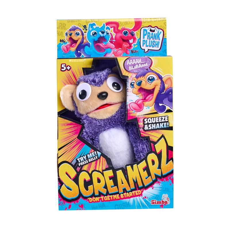 Peluche Marioneta Screamerz mono lila