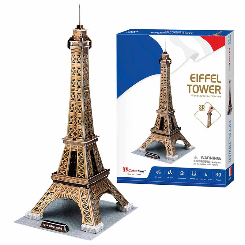 Puzzle 3D Torre Eiffel de París