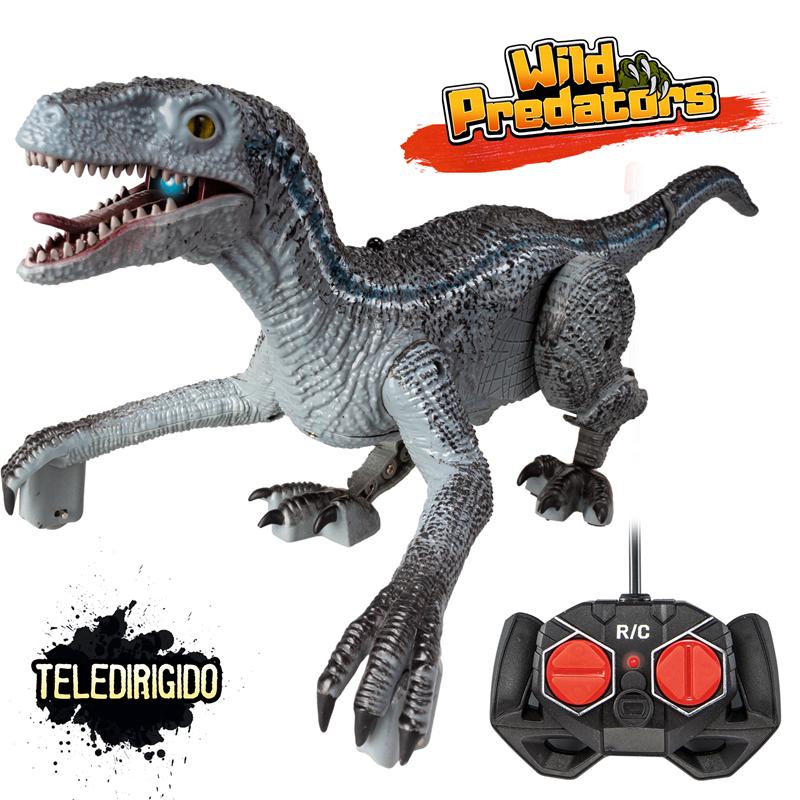 Dinosaurio Velociraptor radio control