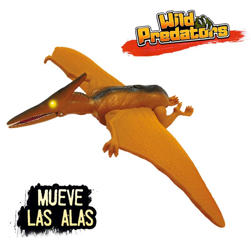 Dinosaurio Pteranodon movimiento alas