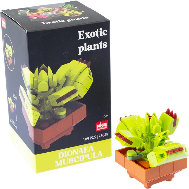 Plantas exóticas construcción Dionae Muscipula