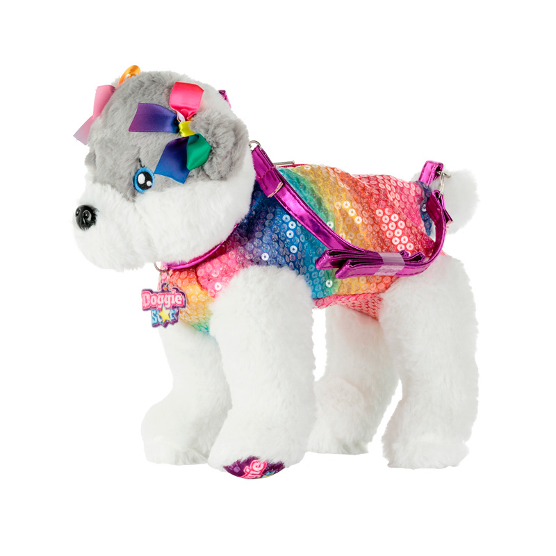 Peluche Doggie Star Husky Arcoiris Hasky