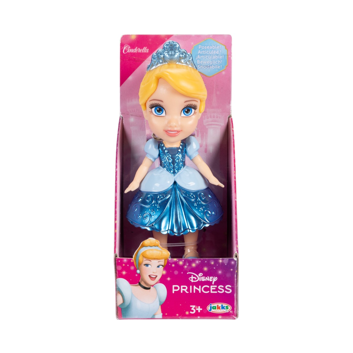 Princesas Disney mini muñeca Cenicienta 7 cm