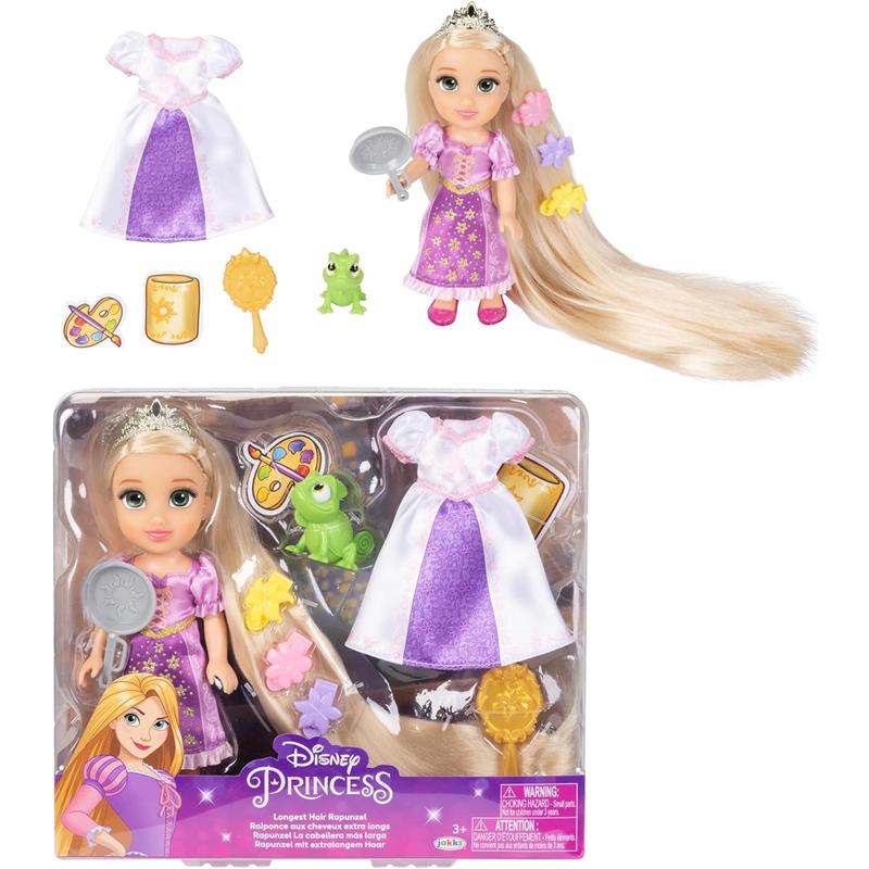 Princesa Disney Rapunzel 15 cm con accesórios