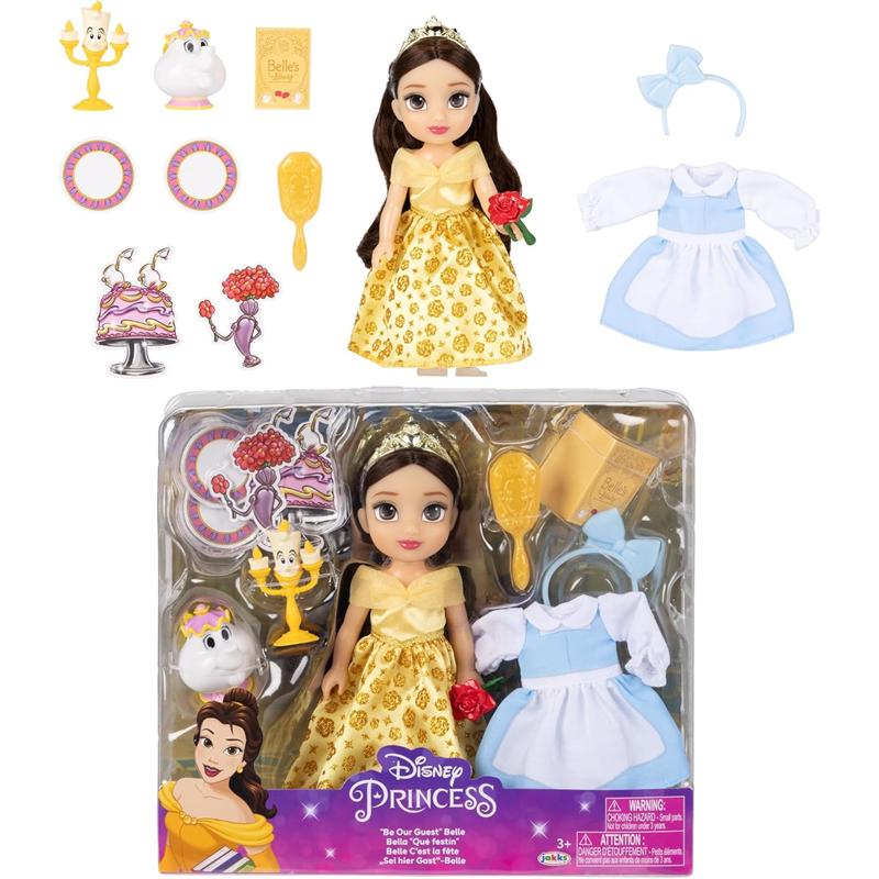 Princesa Disney Bella 15 cm vestido y accesorios