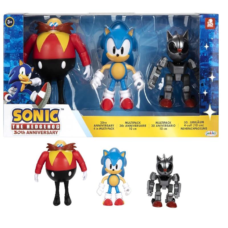 Sonic pack de 3 figuras 10 cm