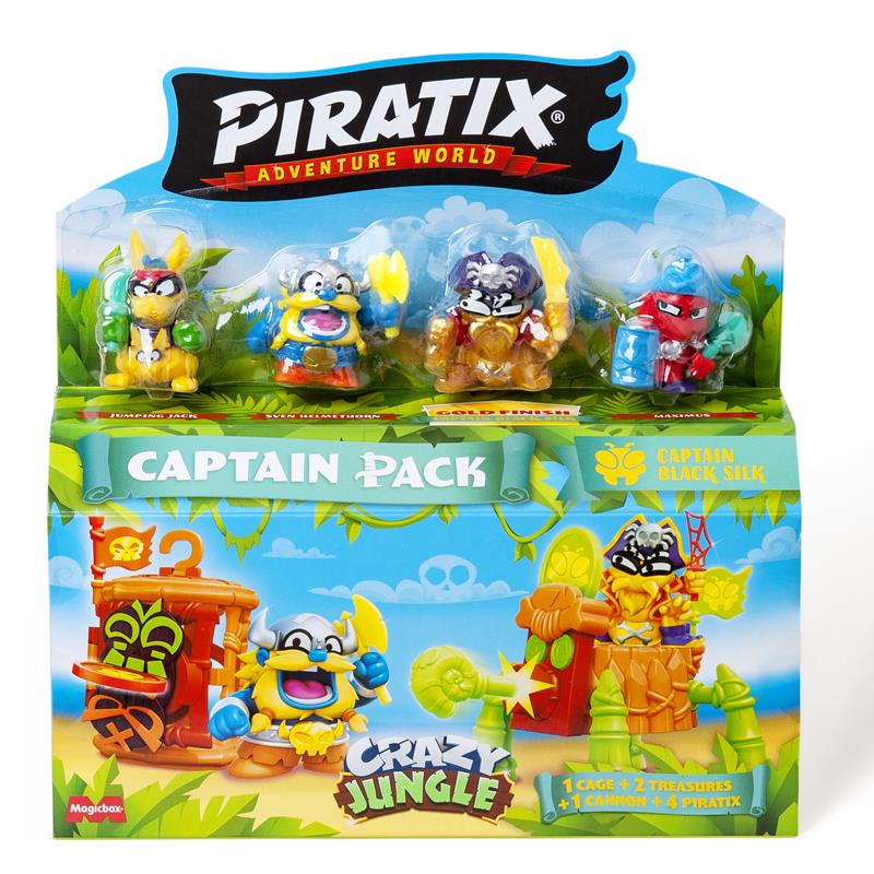 Piratix Crazy Jungle Captain Pack figuras