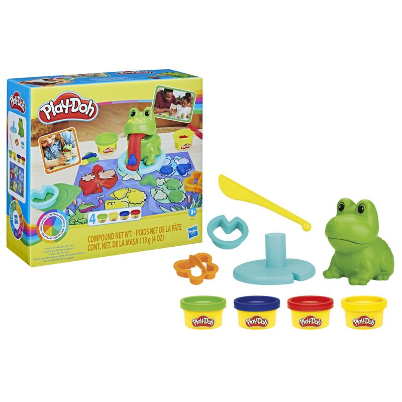 Play-Doh plastilina primeras creaciones con rana