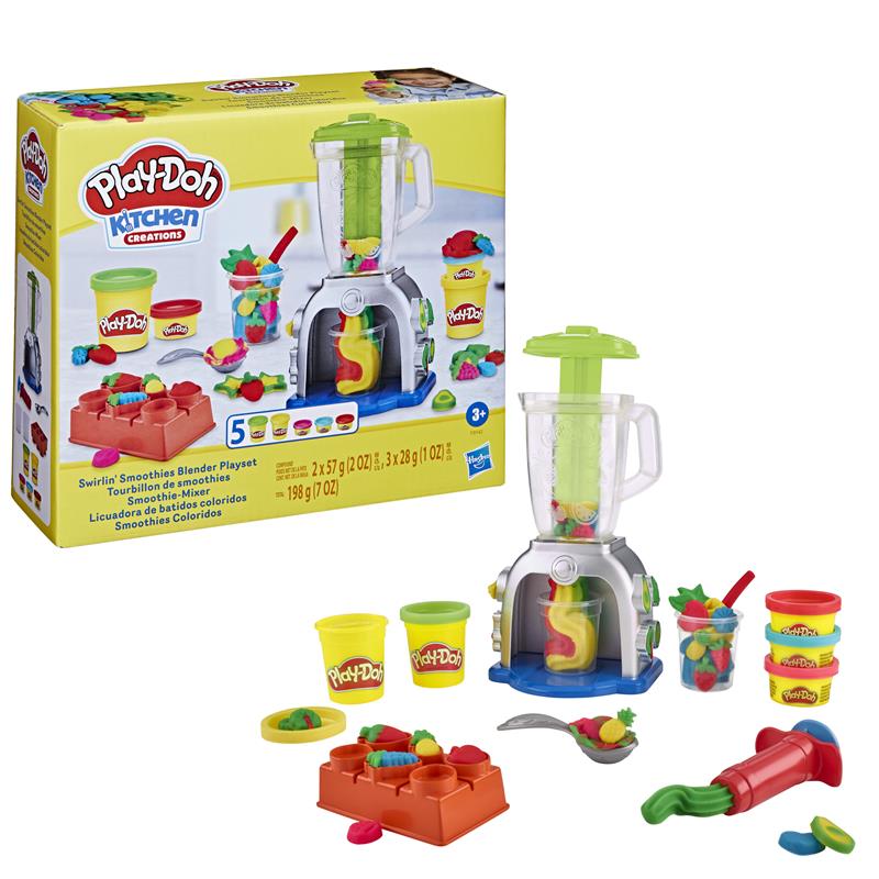 Play-Doh licuadora batidos plastilina coloridos