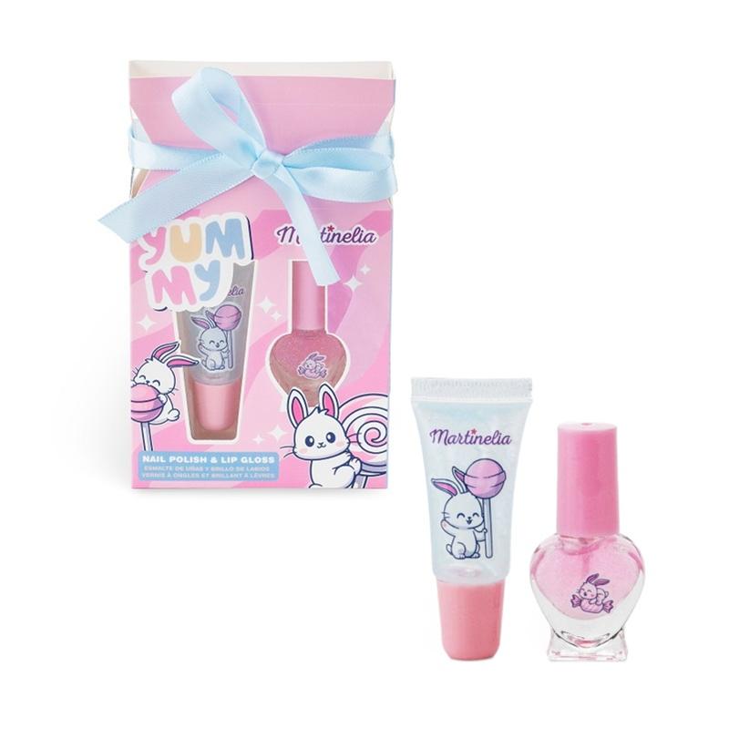 Kit esmalte de uñas y brillo labial Yummi