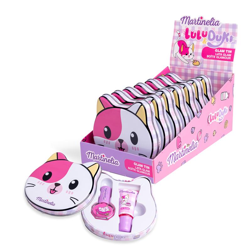 Lulu & Duky lata de maquillaje gatito