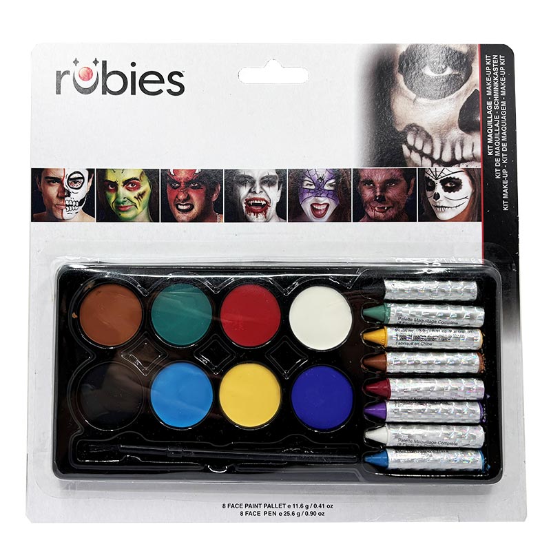 Kit Maquillaje Zombie Mujer