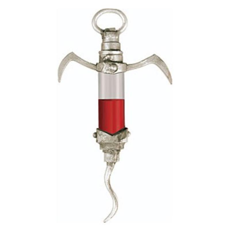 Jeringa Gigante Con Sangre