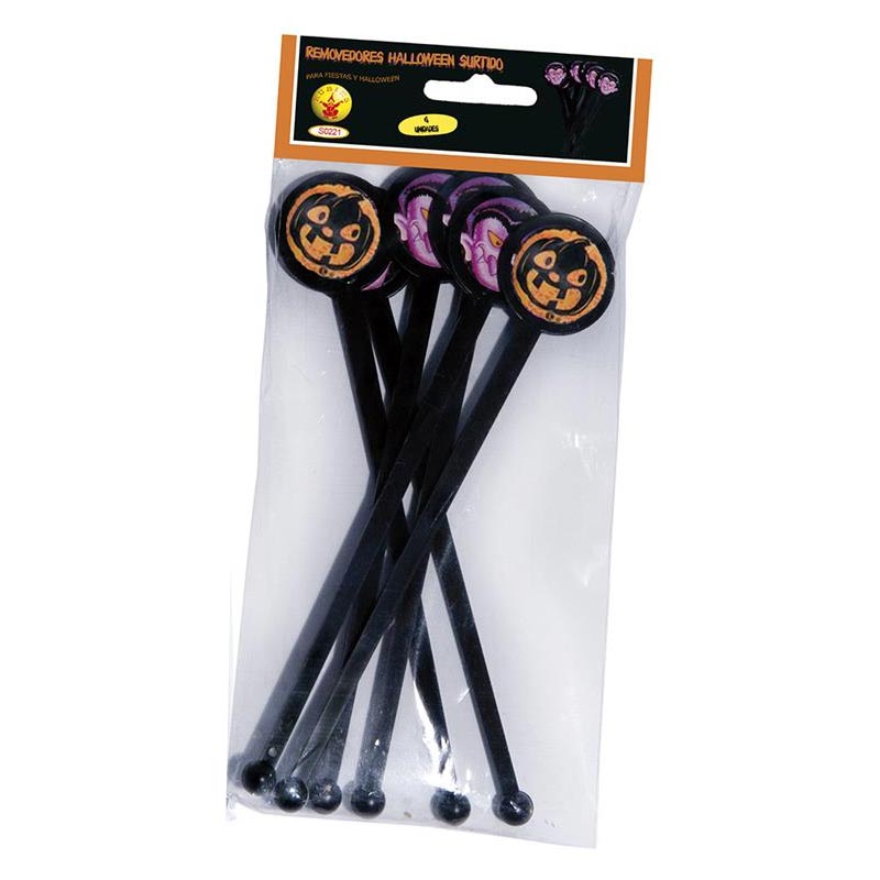 Removedores halloween calabaza y Drácula bolsa 6