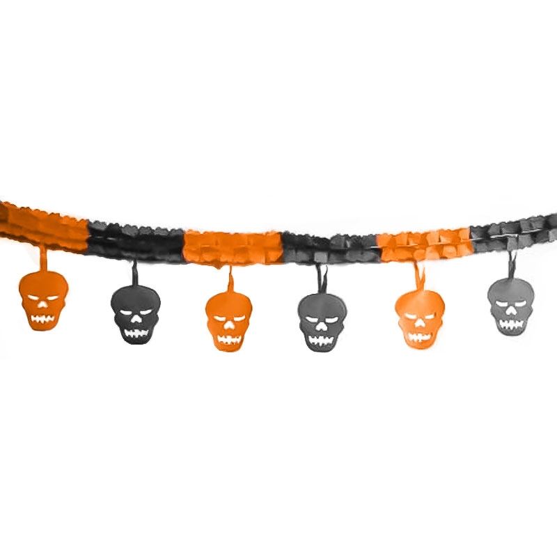 Guirnalda Halloween calaveras colgadas Rubies 4m