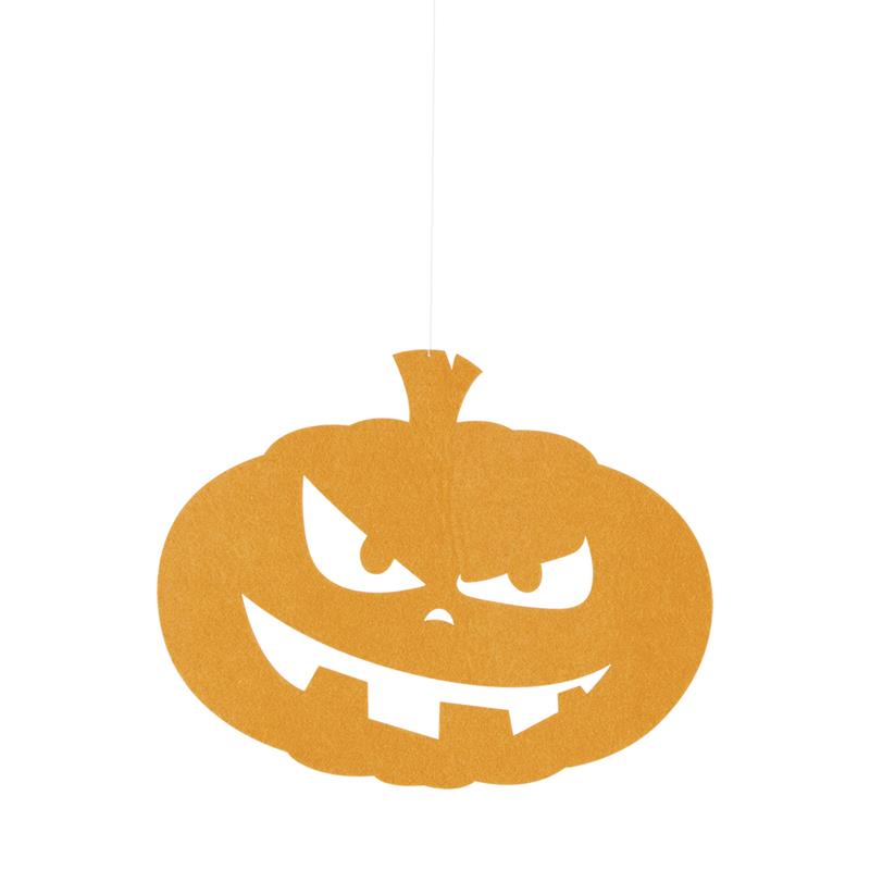 Colgante supercalabaza de fieltro