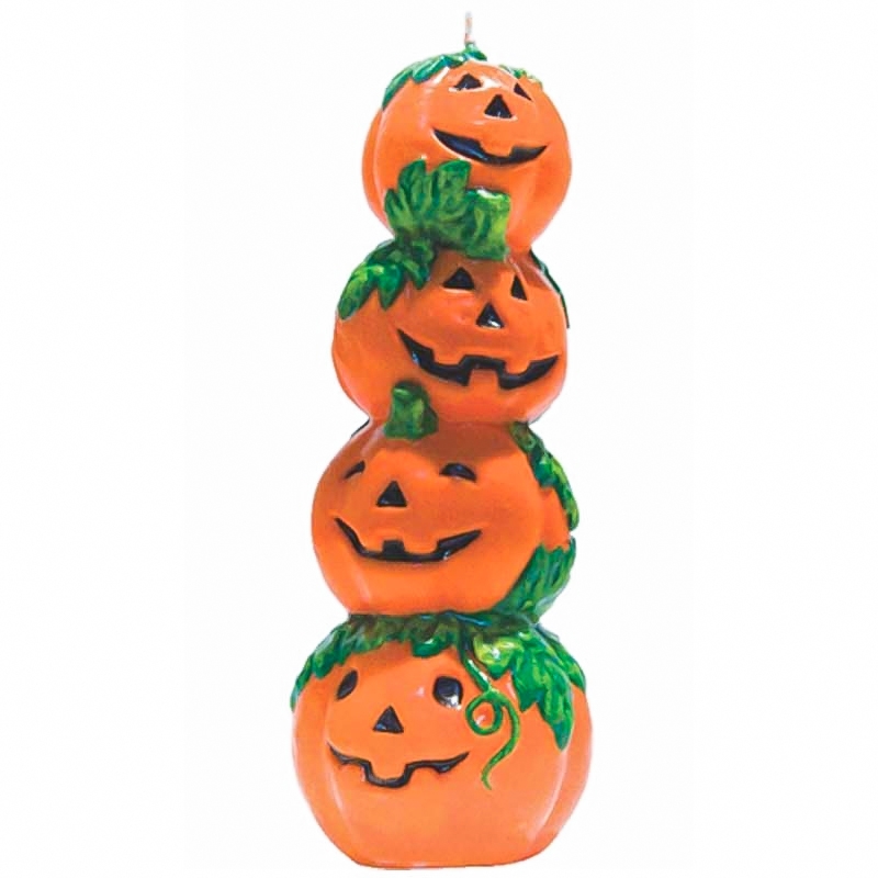 Vela Halloween Torre Calabazas 17,5 Cm