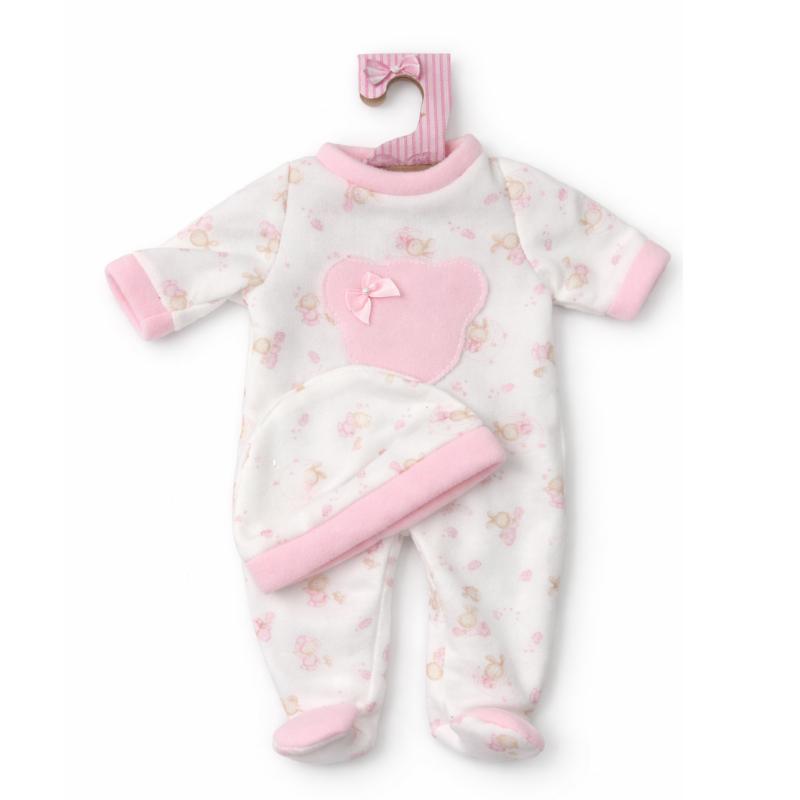 Pijamas bebé em saco 40 cm babygrow rosa conejos
